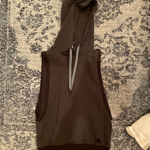 Adidas sleeveless hoodie